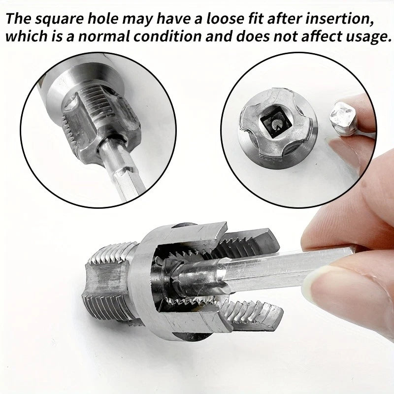 6 Point Integrated Internal External Pipe Threading Tool PVC Pipe Thread Cutting
