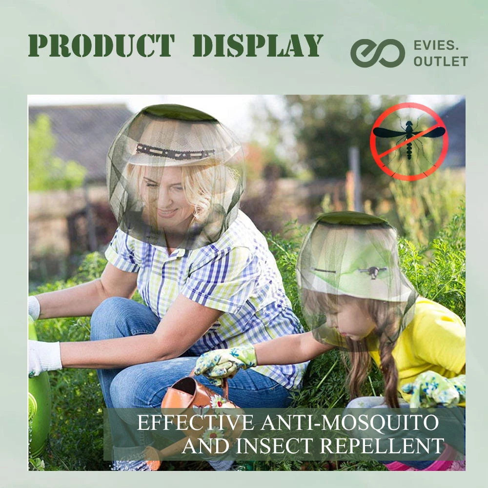 Mosquito Fly Head Net Net Bee Outdoor Fishing Insect Mesh Hat