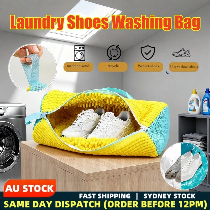 2PCS Shoe Laundry Bag Shoes Washing Machine Bag For All Shoe Types Cleaning
