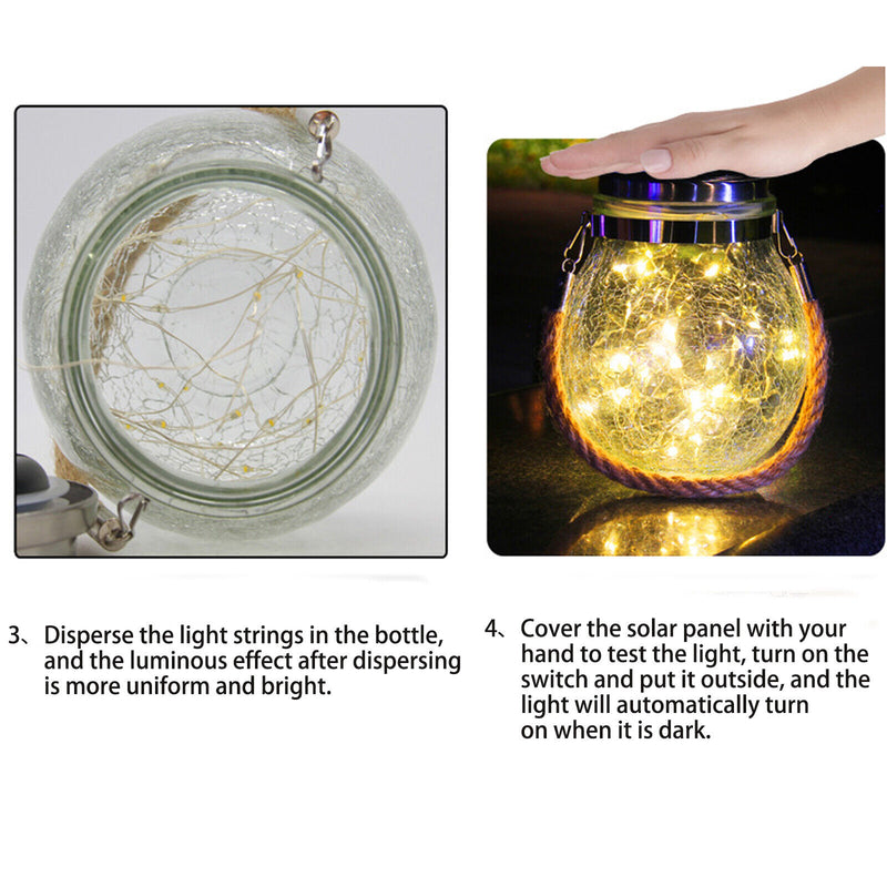 Free Shipping - Solar Crack Round Ball Waterproof Lawn