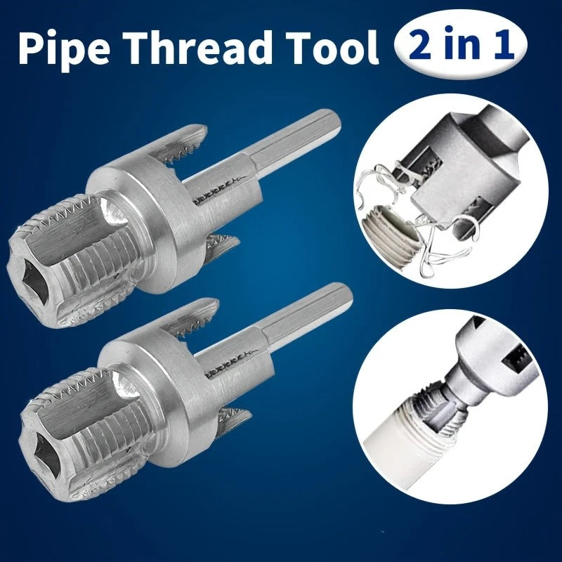 6 Point Integrated Internal External Pipe Threading Tool PVC Pipe Thread Cutting