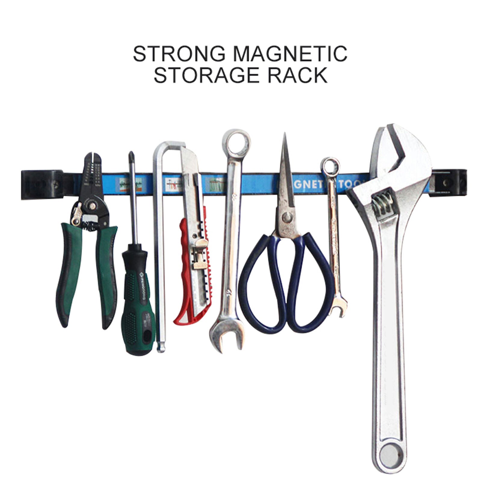 12 Inches Magnetic Tool Holder Strip Heavy-Duty Super Strong Metal Magnet Tool Holder Bar