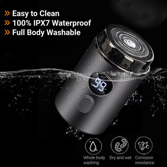 Mini-Shave For Men Electric Shaver Pocket Waterproof Rechargeable Razor Portable