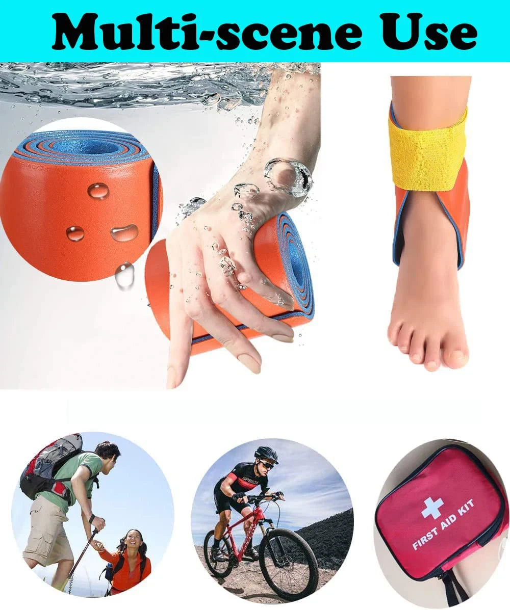 First Aid Universal Aluminum Splint Roll Medical Survival Polymer for Fixture 46cm x 11.5cm