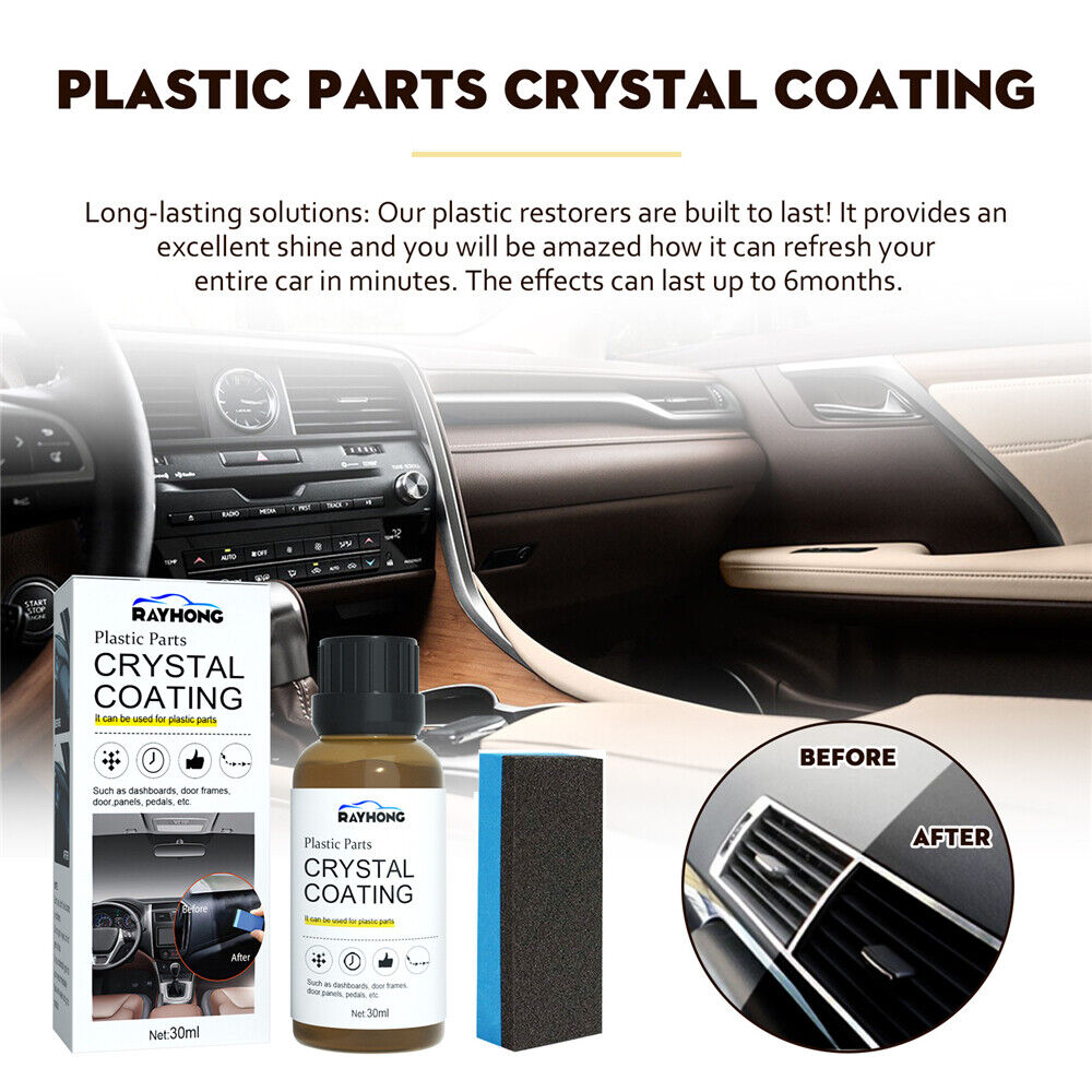 Car Coating Agent 30ML Crystal Coating Plastic Part Refurbish