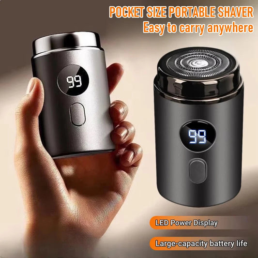 Mini-Shave For Men Electric Shaver Pocket Waterproof Rechargeable Razor Portable