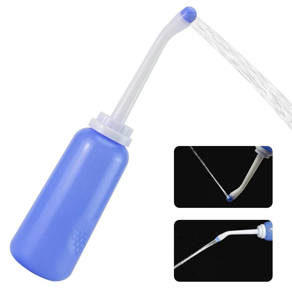 Portable Bidet Sprayer 500ml Personal Handheld Travel Toilet Hygiene Bottle