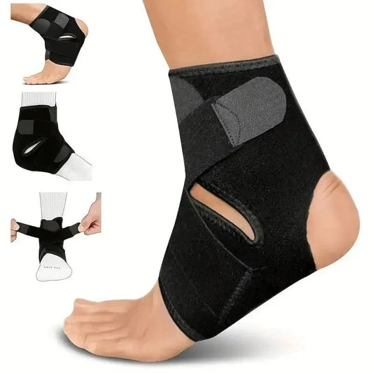 2PCS Ankle Compression Brace Support Sleeve Foot Wrap Pain Relief Sports Protection