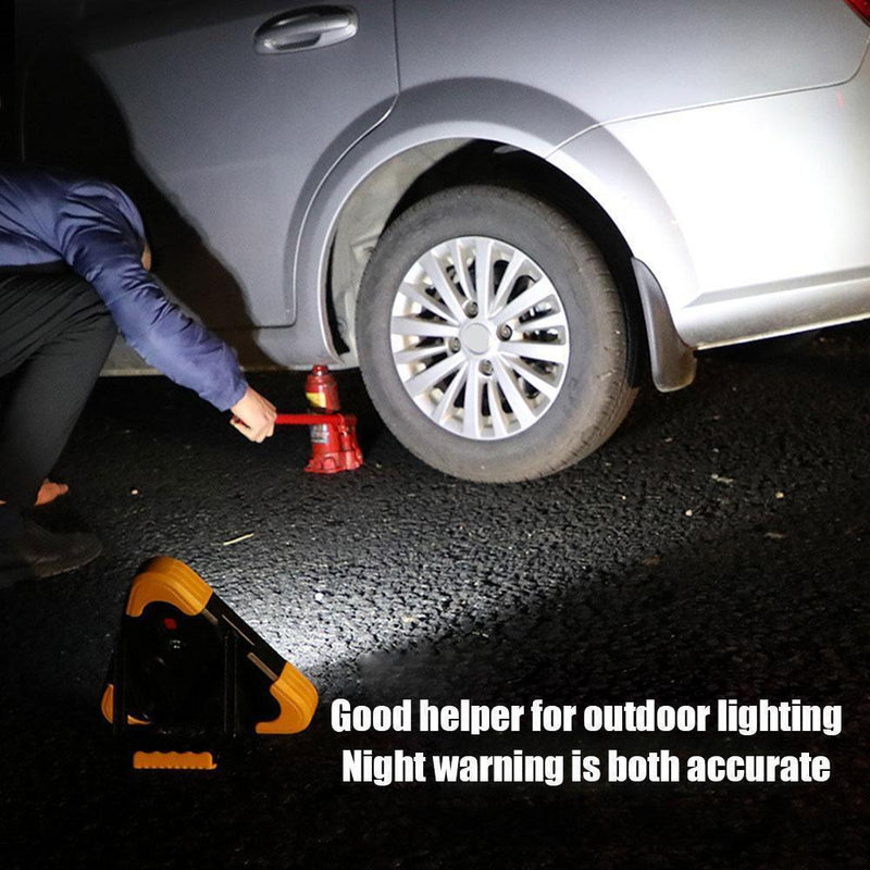 Triangle Flashing LED Work Light Car Road Emergency Lamp Safety Roadside