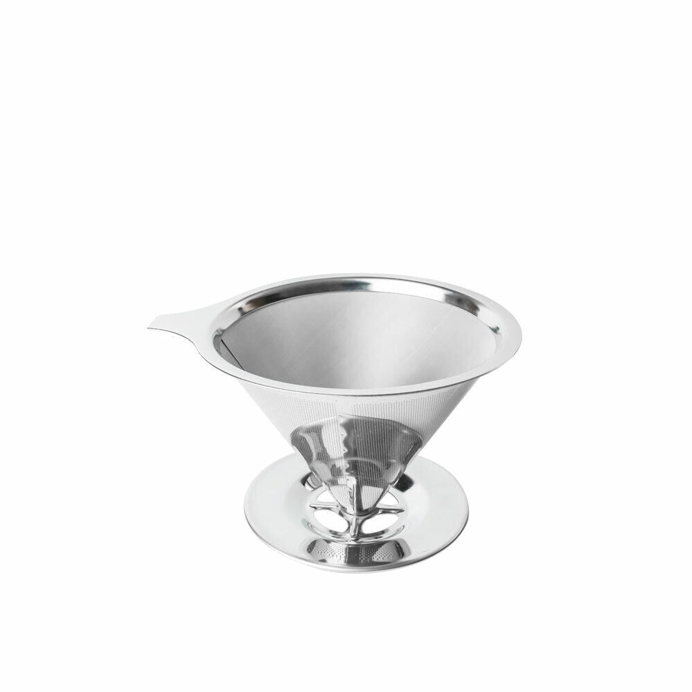 CLEARANCE- Reusable Coffee Tea Cup Drip Filter Mesh Holder Stainless Steel Pour Over Funnel