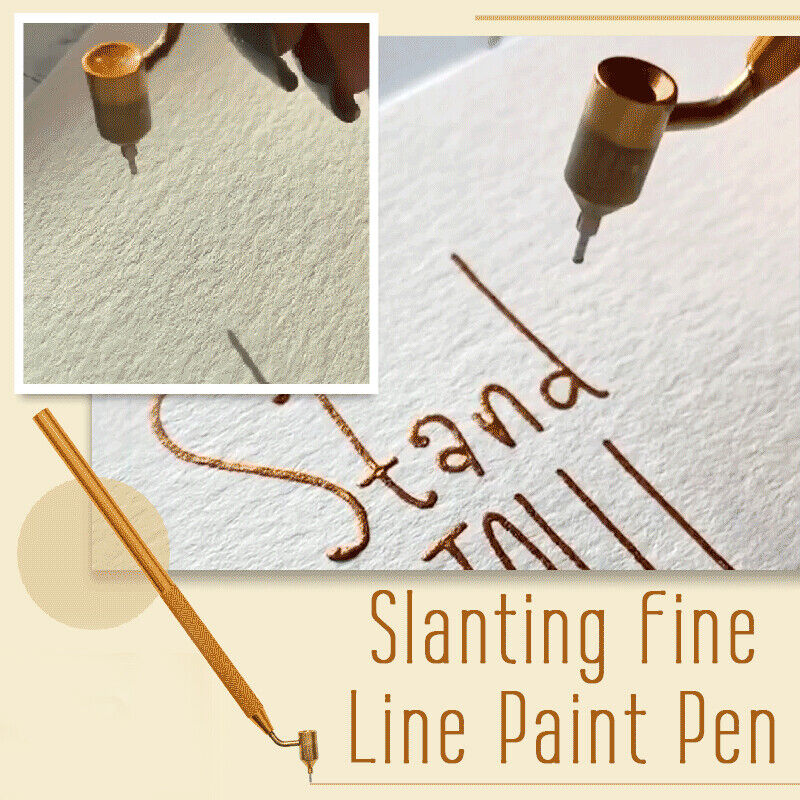 0.5mm/0.7mm Slanting Fine Line Paint Pen Precision Touch Up Paint for Rock Chips
