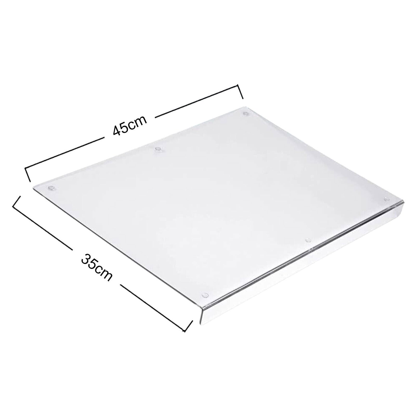 Kitchen Acrylic Cutting Boards Transparent Chopping Board Non Slip 45*35cm