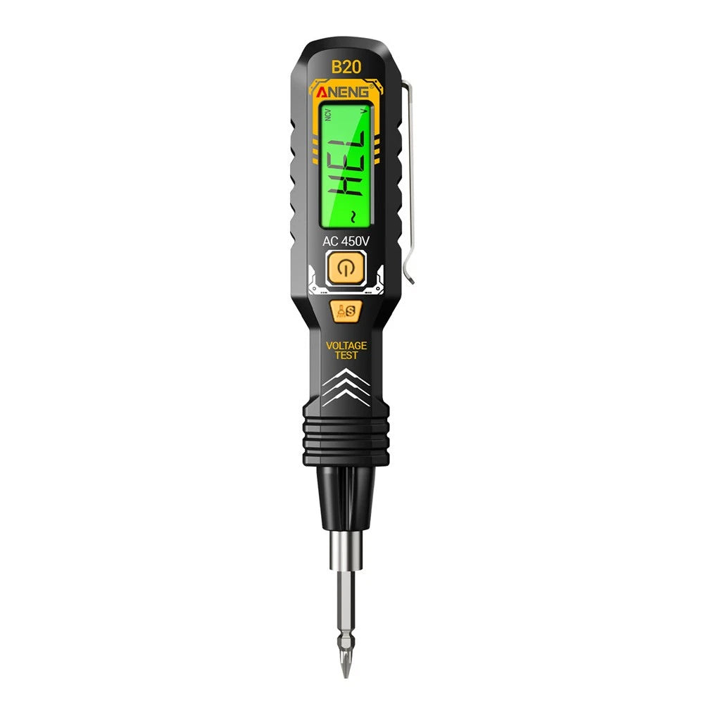 2026 New Voltage Electric Tester Volt Detector Test Pen AC Non-Contact Sensor (Black/ Red Random)