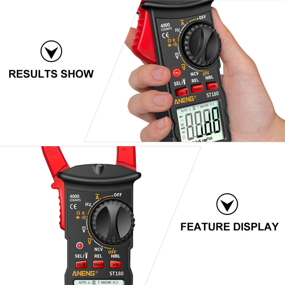 Clamp Meter Clamp Multimeter DC Clamp Meter Digital AC DC Current Clam