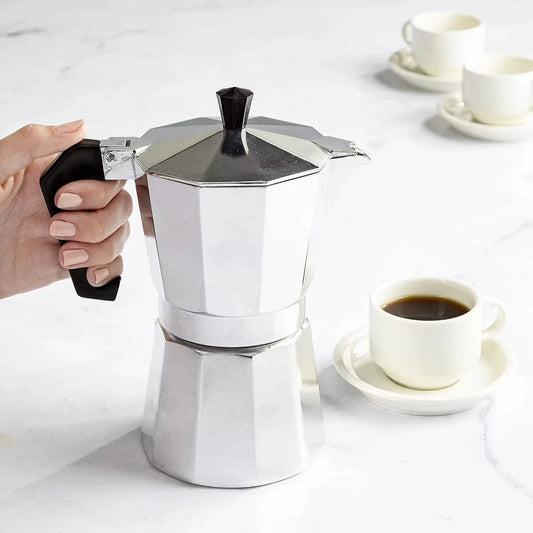 150ML Stove Top Italian Coffee Maker Moka Pot Espresso Latte Percolator