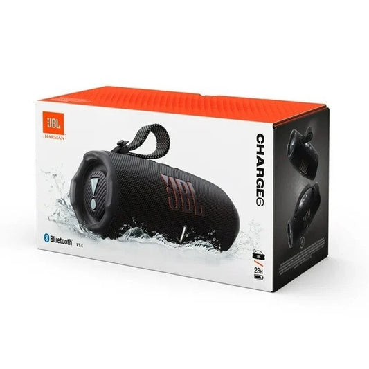 JBL Charge 6 Portable Waterproof Bluetooth Speaker - Black