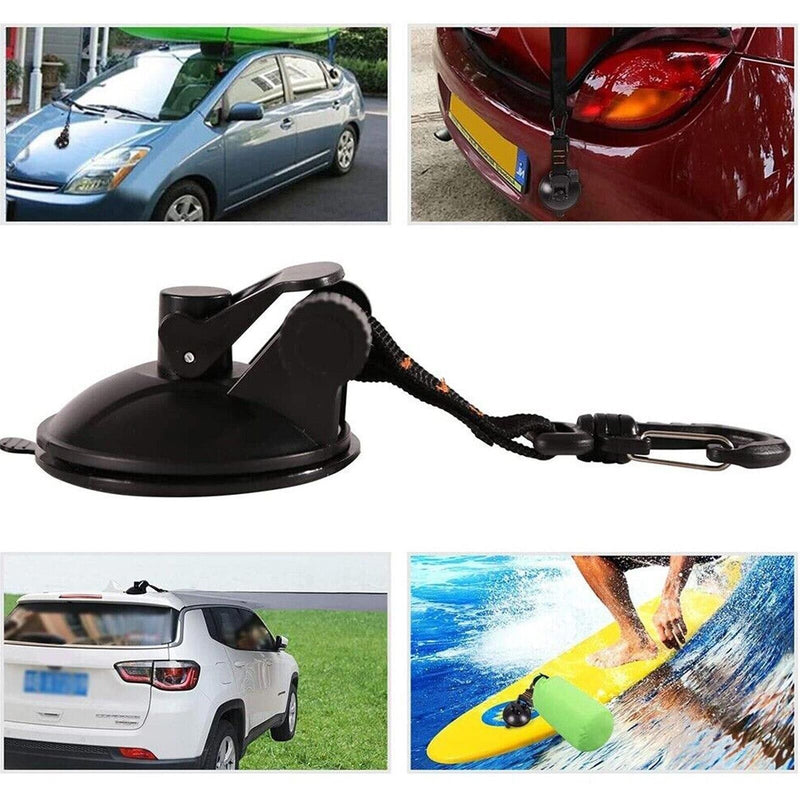 2pcs Heavy Duty Suction Cup Anchor with Securing Hook Tie Down for Car Camping Tarp