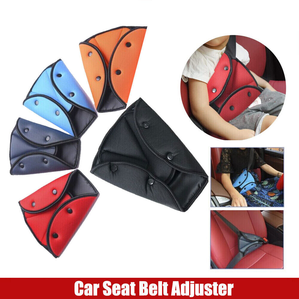 Kids Car Safety Fit Seat Belt Adjuster Device Auto Triangle Baby adjustable Belt