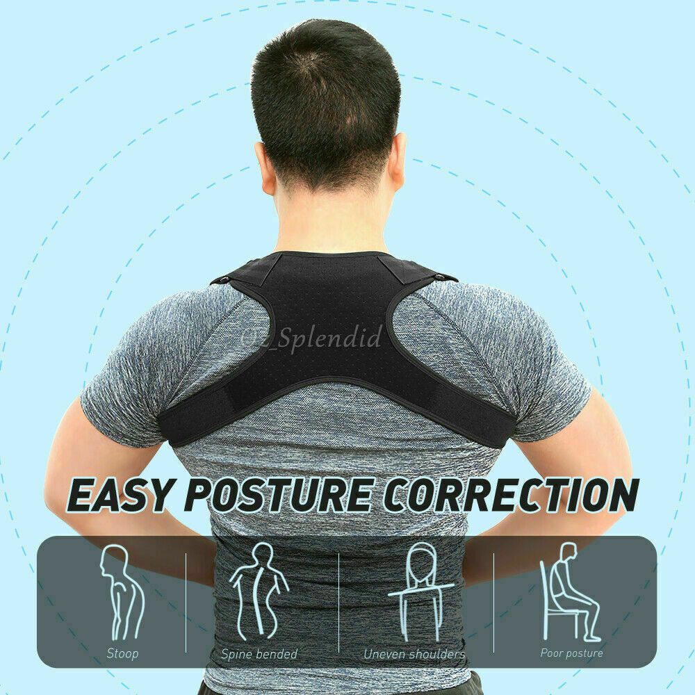 Posture Corrector Adjustable Back Shoulder Belt Support