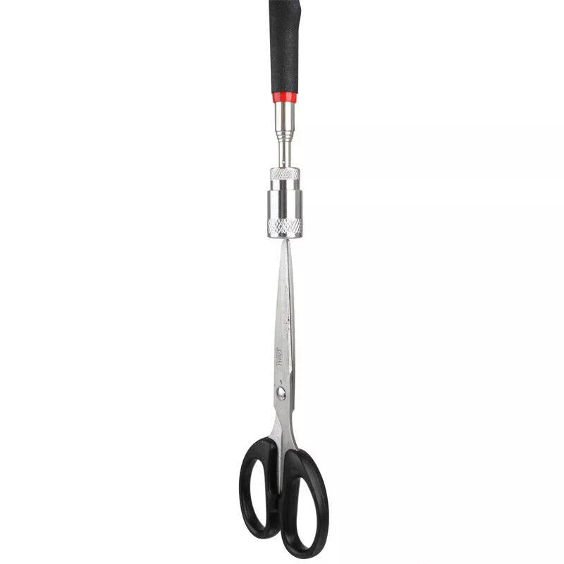 Magnetic Pick Up Tool 79CM Extendable Telescopic LED Torch Magnet Rod