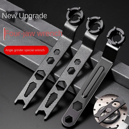 Thickened Angle Grinder Four-claw Wrench Machine Accessories