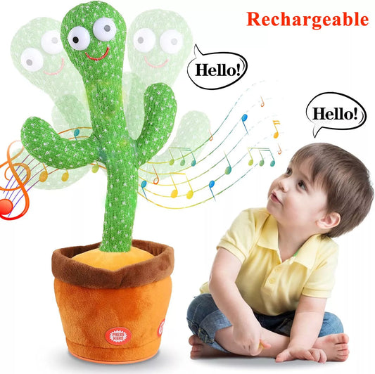 Talking Toy Cactus Toy Dancing Cactus Doll Speak Talk Sound Record Repeat Kawaii