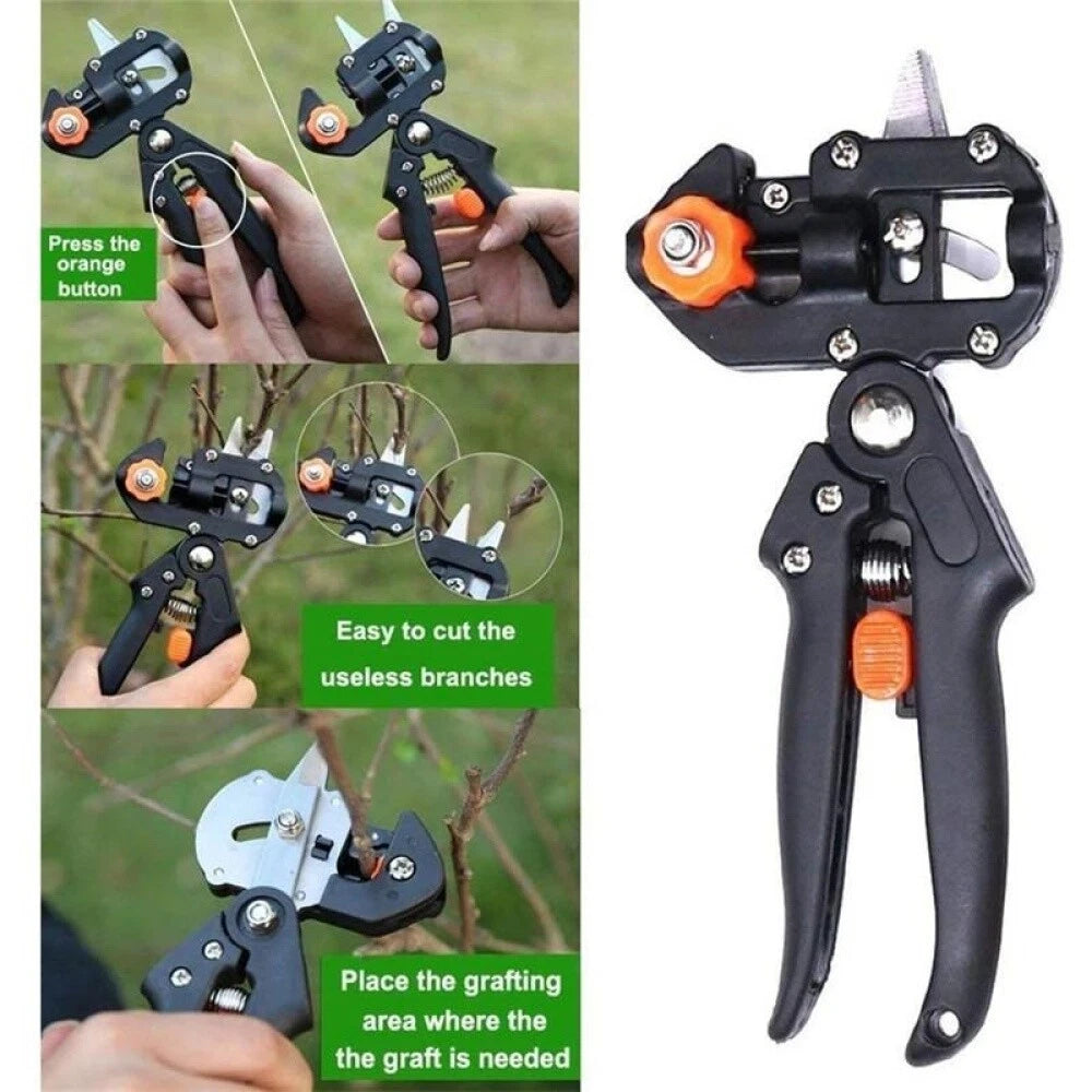 Garden Grafting Tool Set Kit Fruit Tree Pro Pruning Shears Scissor Cutting Tools