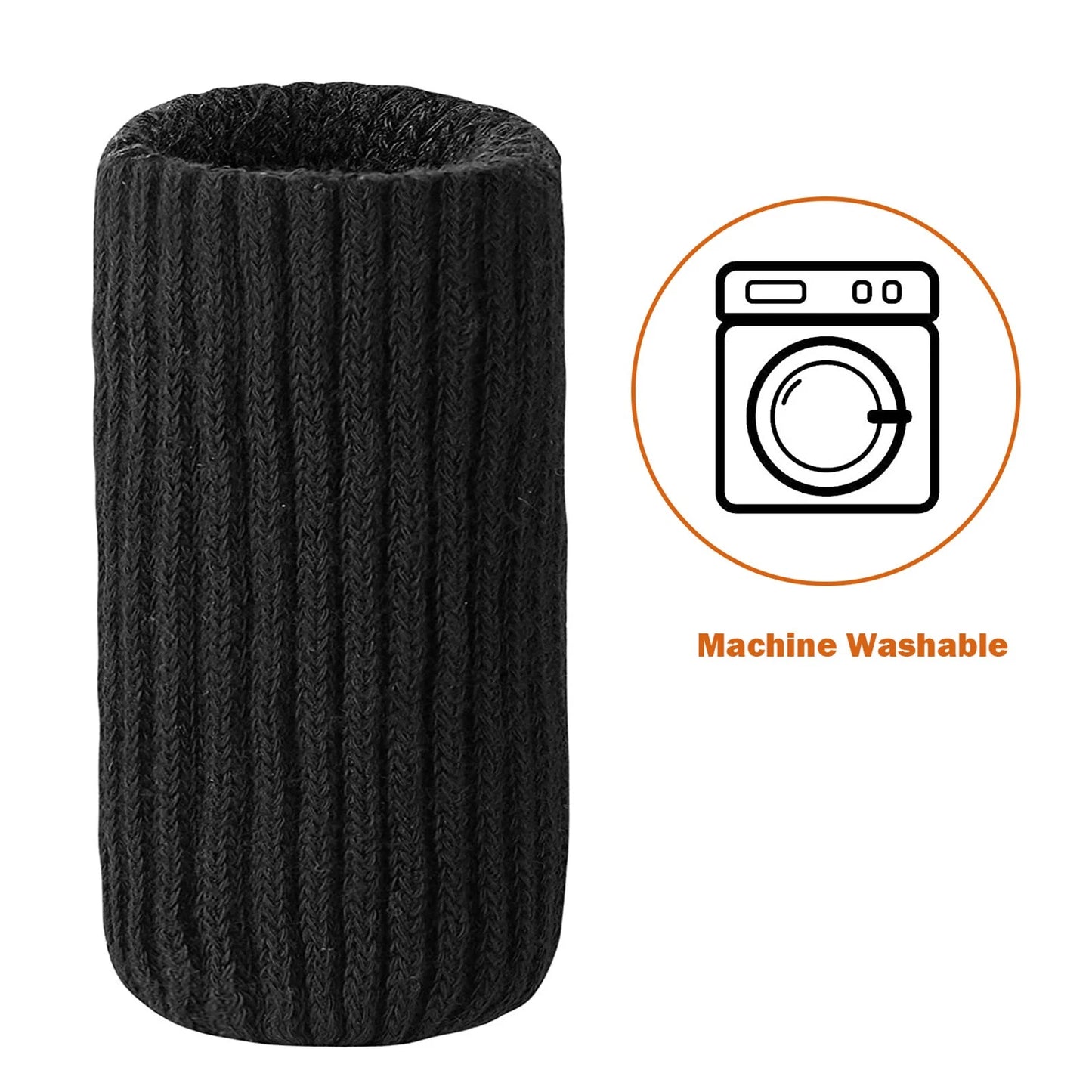 4PCS Knitted Table Chair Leg Socks Sleeve Floor Protector Furniture Feet Cover