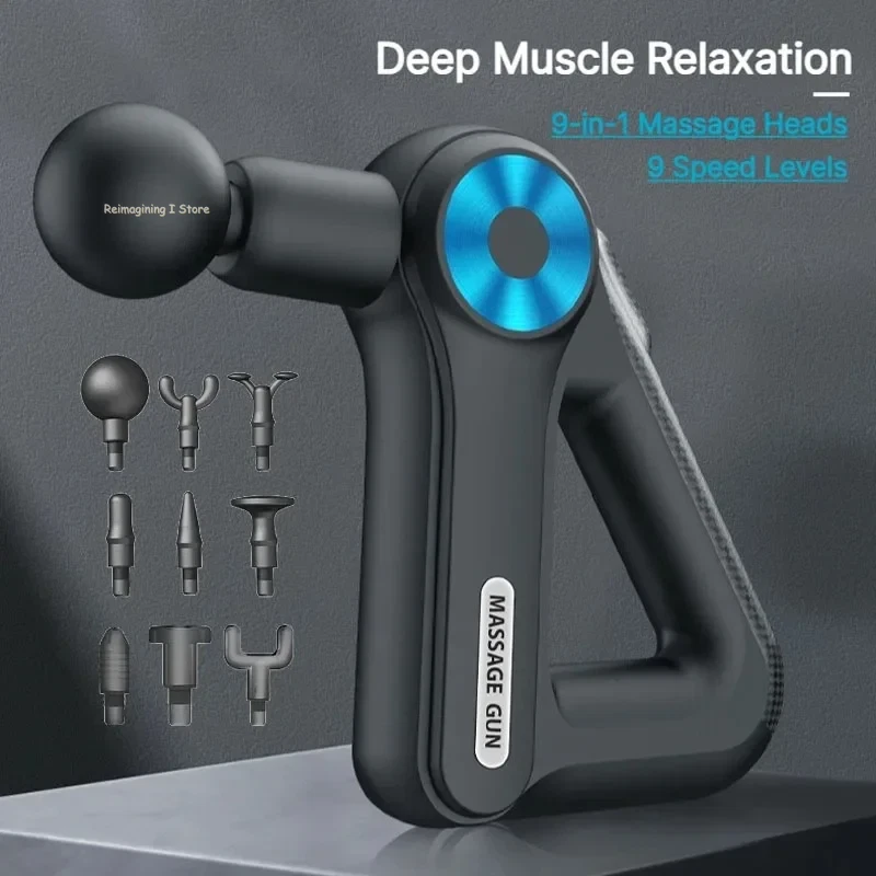Triangle Massage Gun Electric Deep Tissue Massager Back Muscle Relief