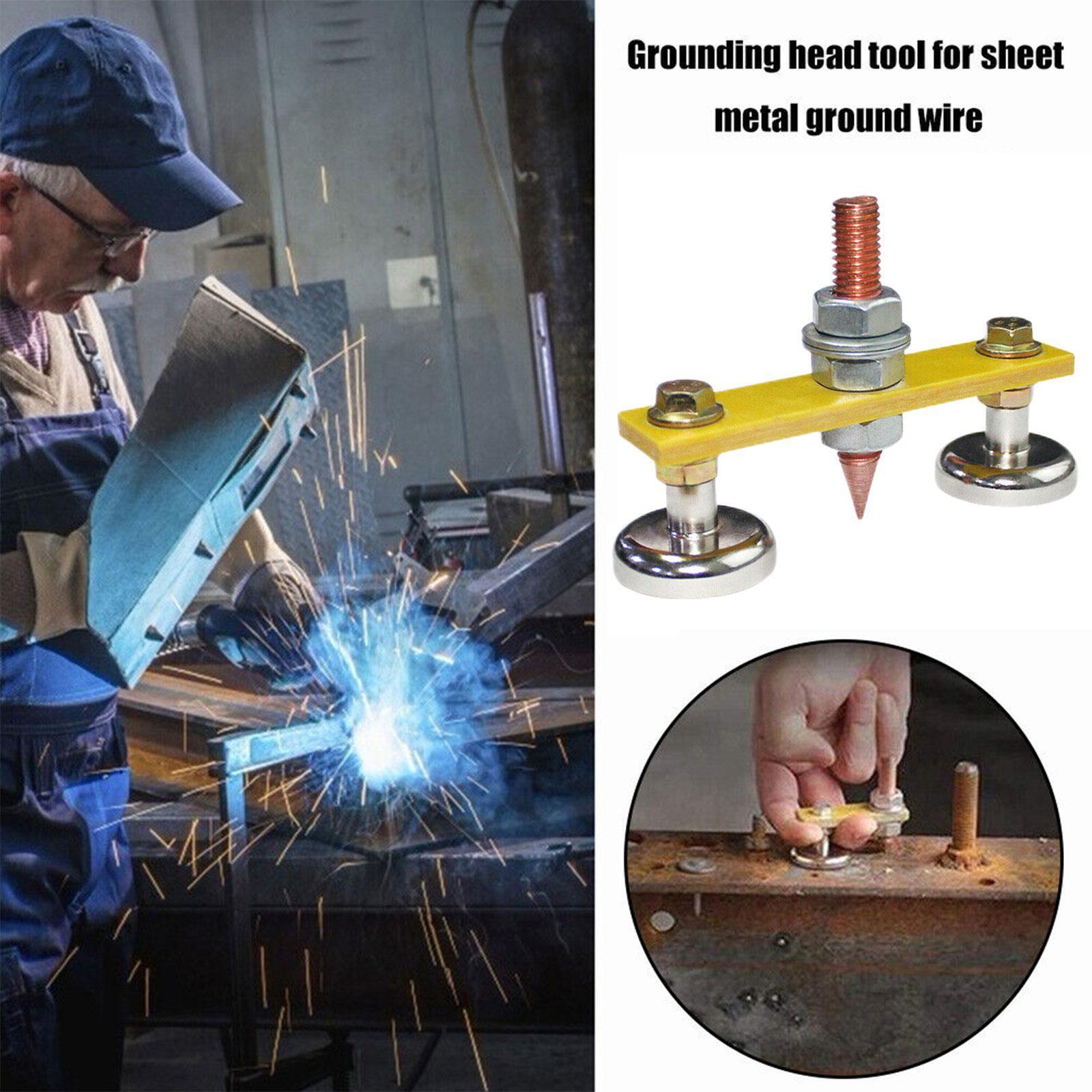 Clamp Double Strong Welding Head Ground Clamp