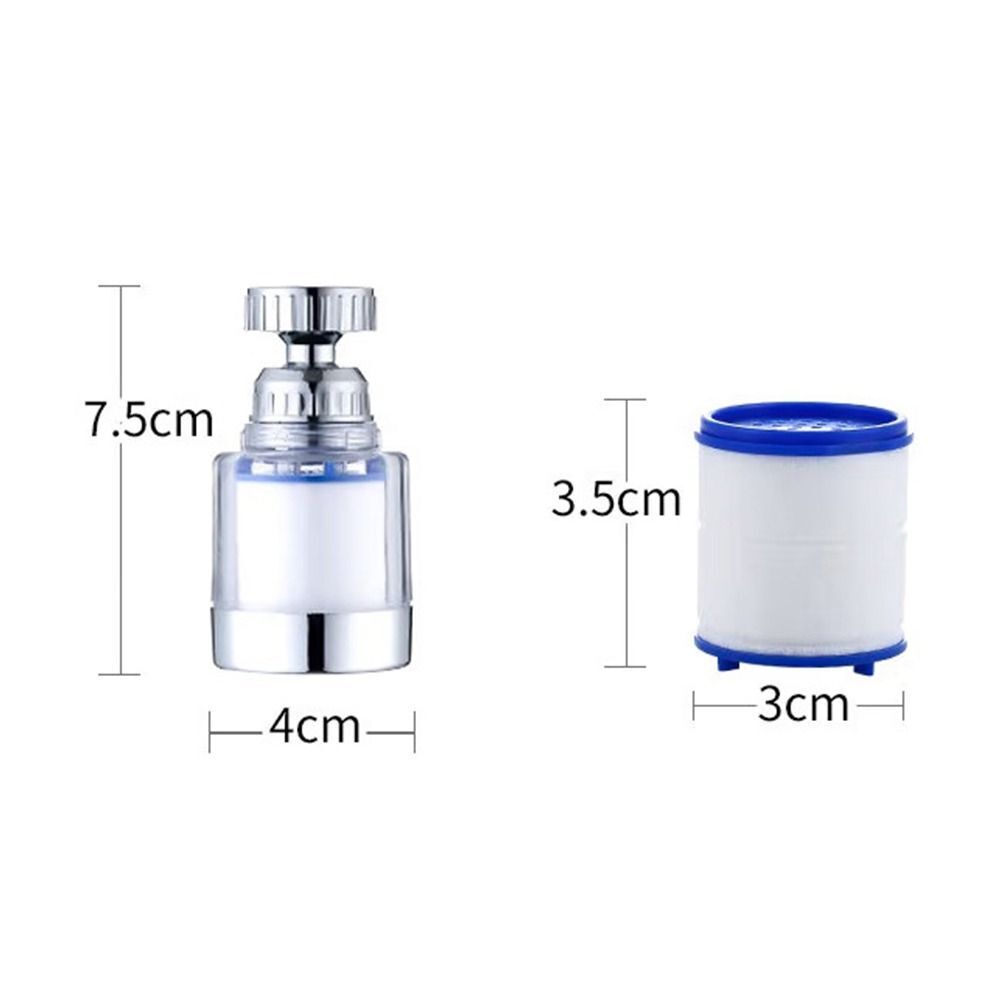 Sprayer Booster Faucet Water Filter Showers Head Bath Purifier Tap Bubbler with Extra Filter Element