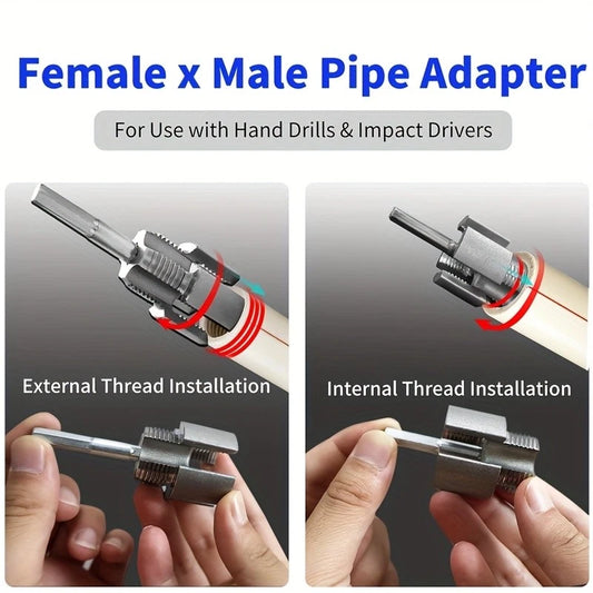 6 Point Integrated Internal External Pipe Threading Tool PVC Pipe Thread Cutting
