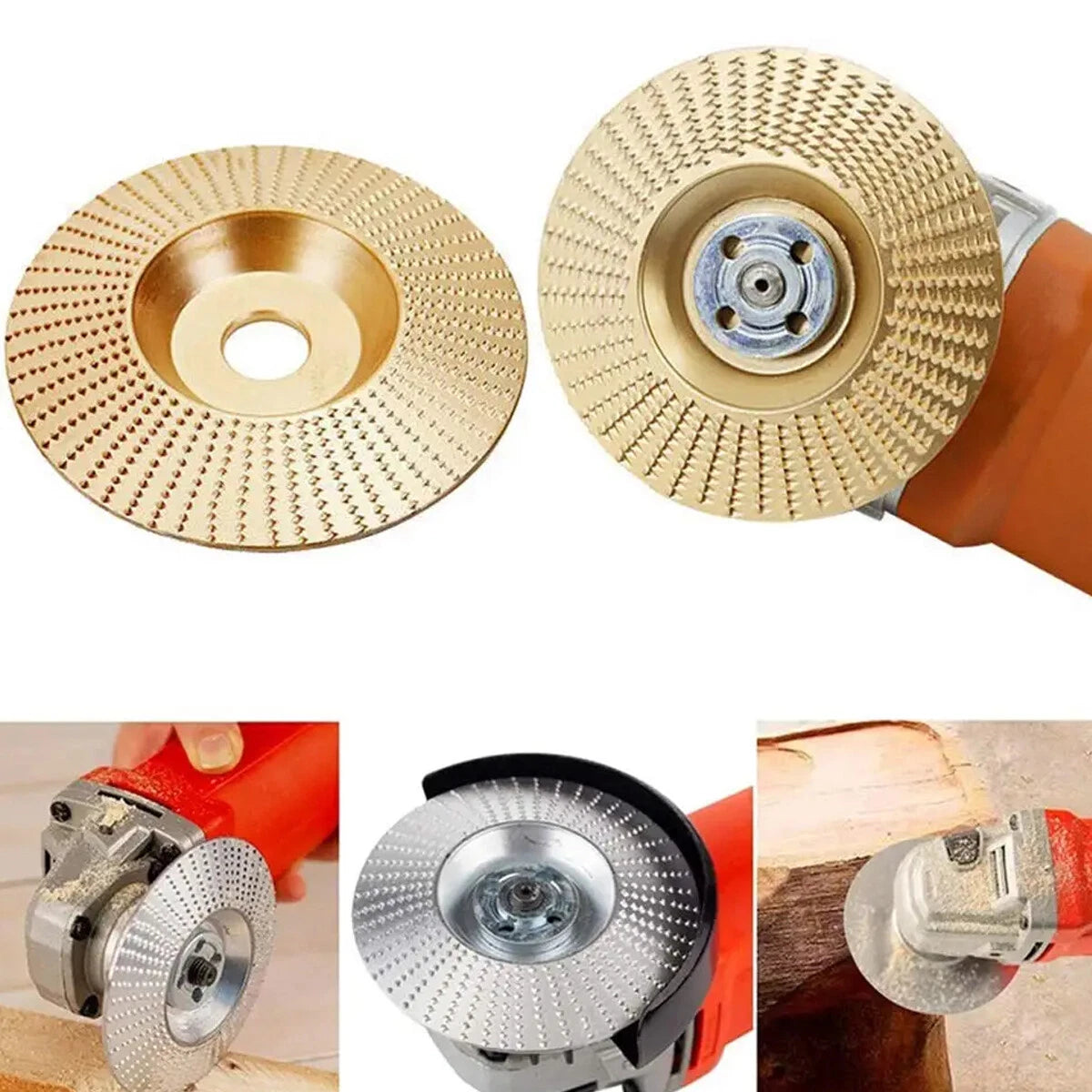 3pcs 100MM Woodworking Grinding Wheel for Angle Grinder Polishing Tool Knife