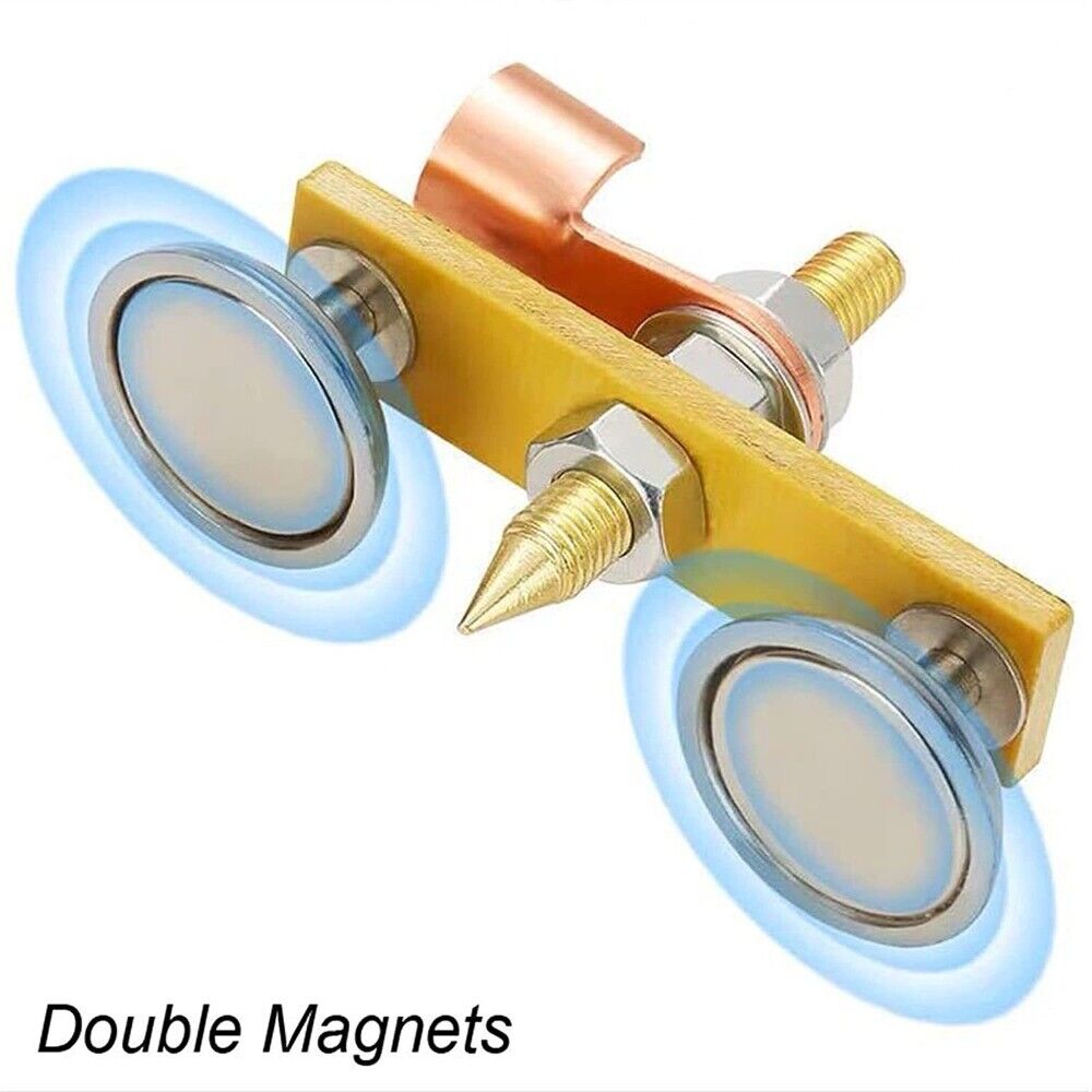 Clamp Double Strong Magnetic Welding Magnet Head Magnetic Ground Clamp