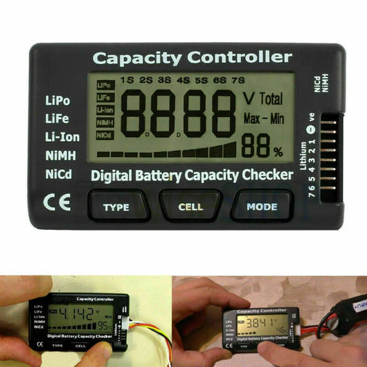 Battery Balancer Capacity Controller Tester CellMeter