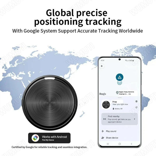 Android Mini Tracker Google Find My Locator for Keys Pets Wallet Luggage