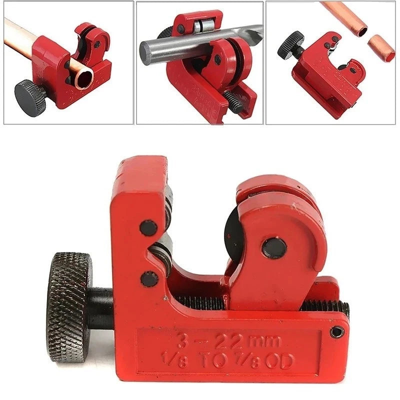 Mini Tube Pipe Cutter Coil Tool HVAC Tubing Cutting Alloy Steel Blade