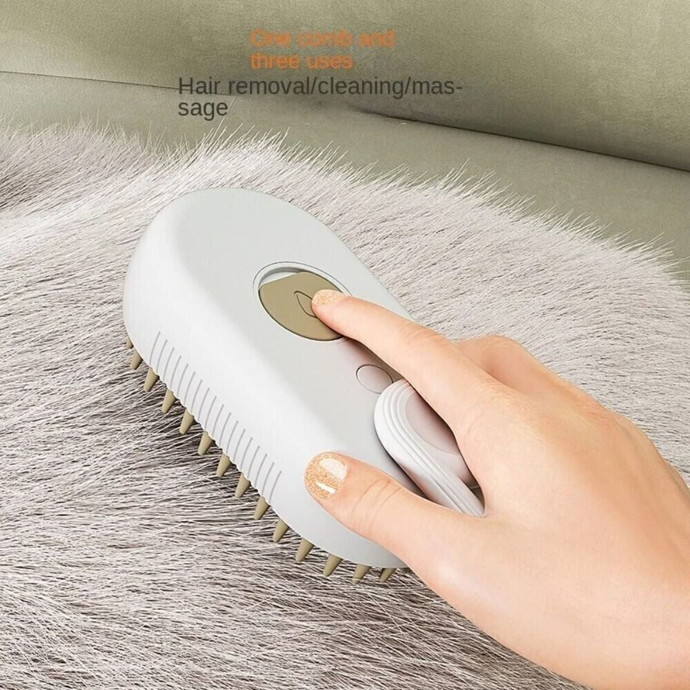 3 in 1 Cat Steam Brush Pet Grooming Dog Brush Electric Spray Massage Steamy