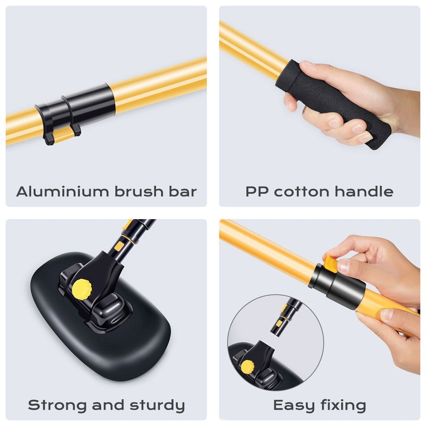 Telescopic Car Brush Wash Soft Care Mop Vehicle Cleaning Window Adjustable Tools