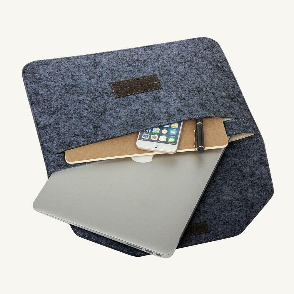 CLEARANCE- Laptop Wool Felt Sleeve Case Cover Bag Pouch for Apple MacBook Air Pro Retina