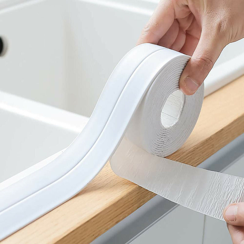 38MM*3.2M Kitchen Corner Sealant Tape Roll Waterproof Adhesive Sink Stove Gap Sticker Tool