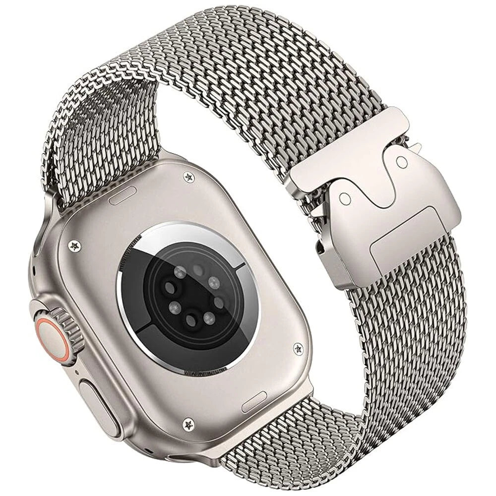 Milanese Titanium For Apple Watch Band iWatch Strap Ultra 46mm 42mm 49mm