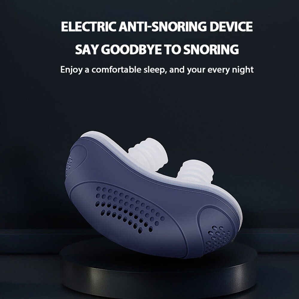 Snore Less Device Anti Snoring Device Mini Electric CPAP Noise Sleep Apnea Stop Snore Ai