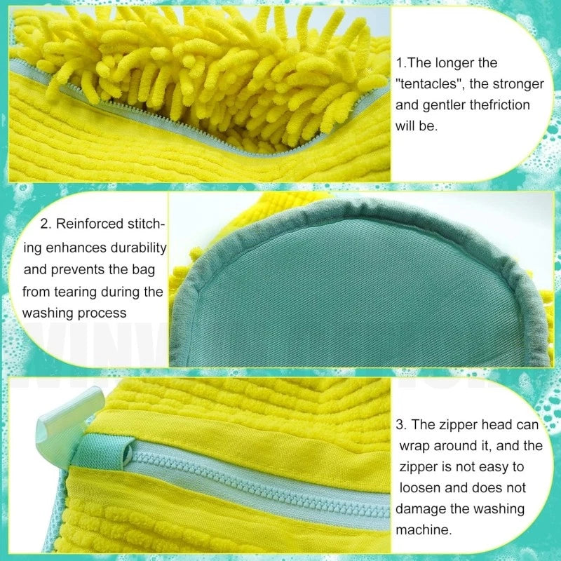 2PCS Shoe Laundry Bag Shoes Washing Machine Bag For All Shoe Types Cleaning