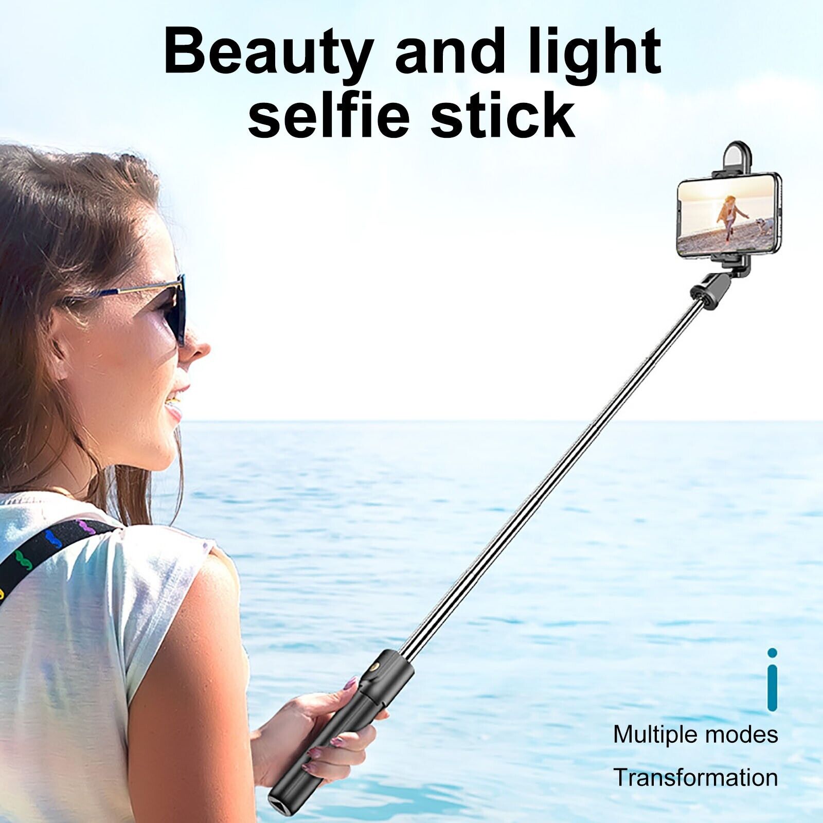 Foldable Monopods Universal Mobile Phone Bracket Handheld Selfie Stick