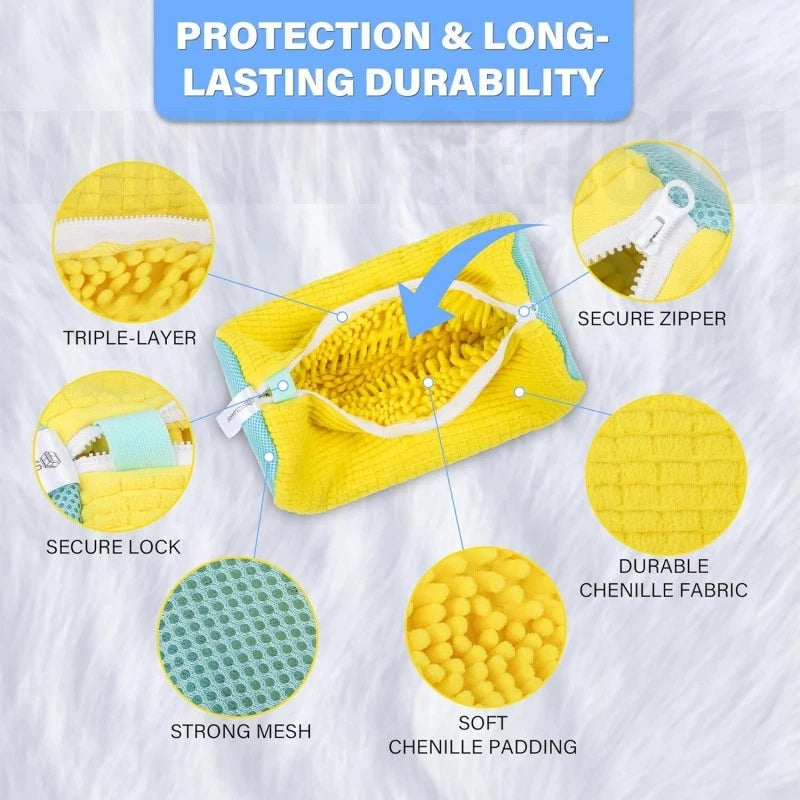 2PCS Shoe Laundry Bag Shoes Washing Machine Bag For All Shoe Types Cleaning