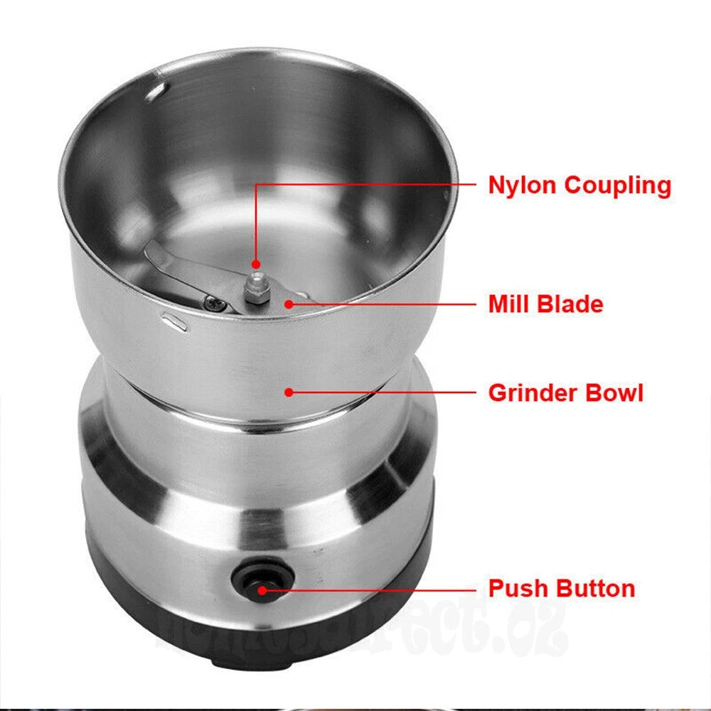 Electric Coffee Grinder Grinding Milling Machine Bean Nut Spice Matte Blender