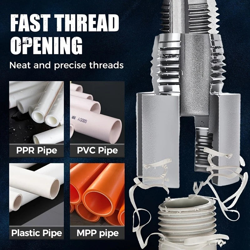 6 Point Integrated Internal External Pipe Threading Tool PVC Pipe Thread Cutting