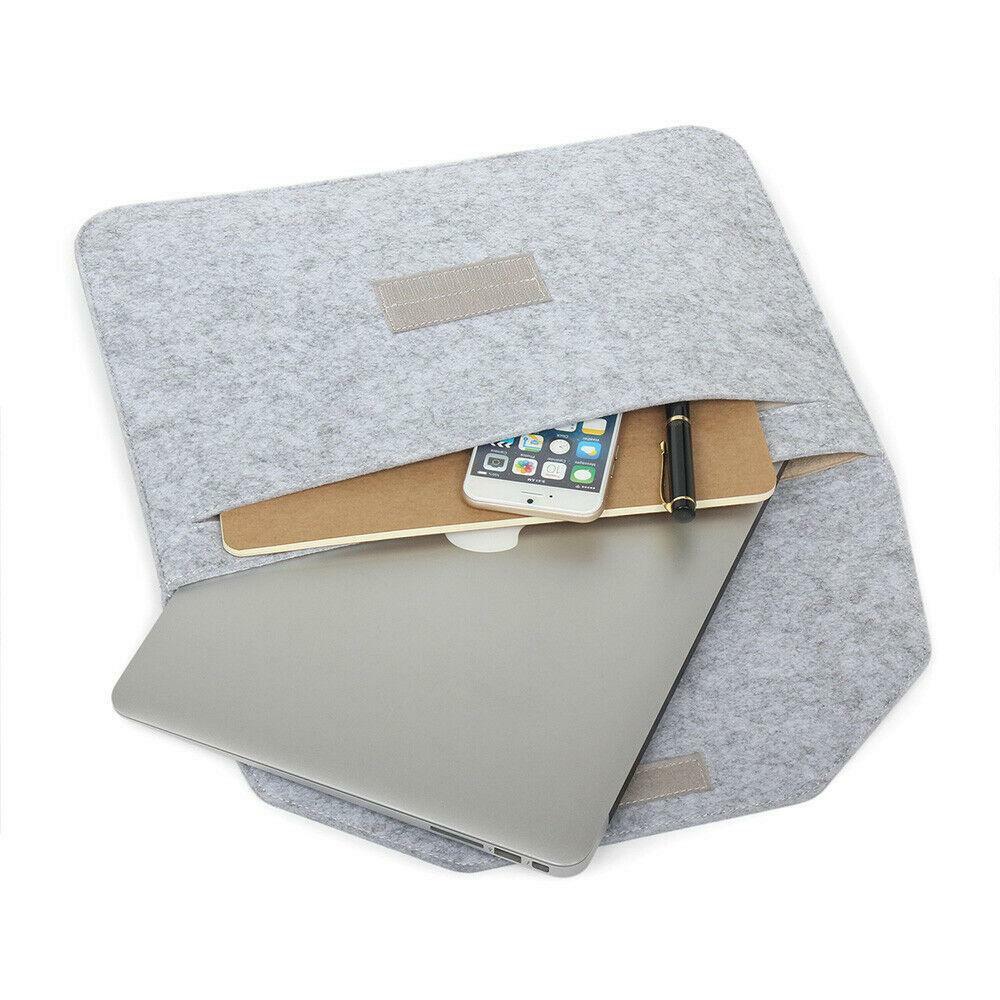 CLEARANCE- Laptop Wool Felt Sleeve Case Cover Bag Pouch for Apple MacBook Air Pro Retina