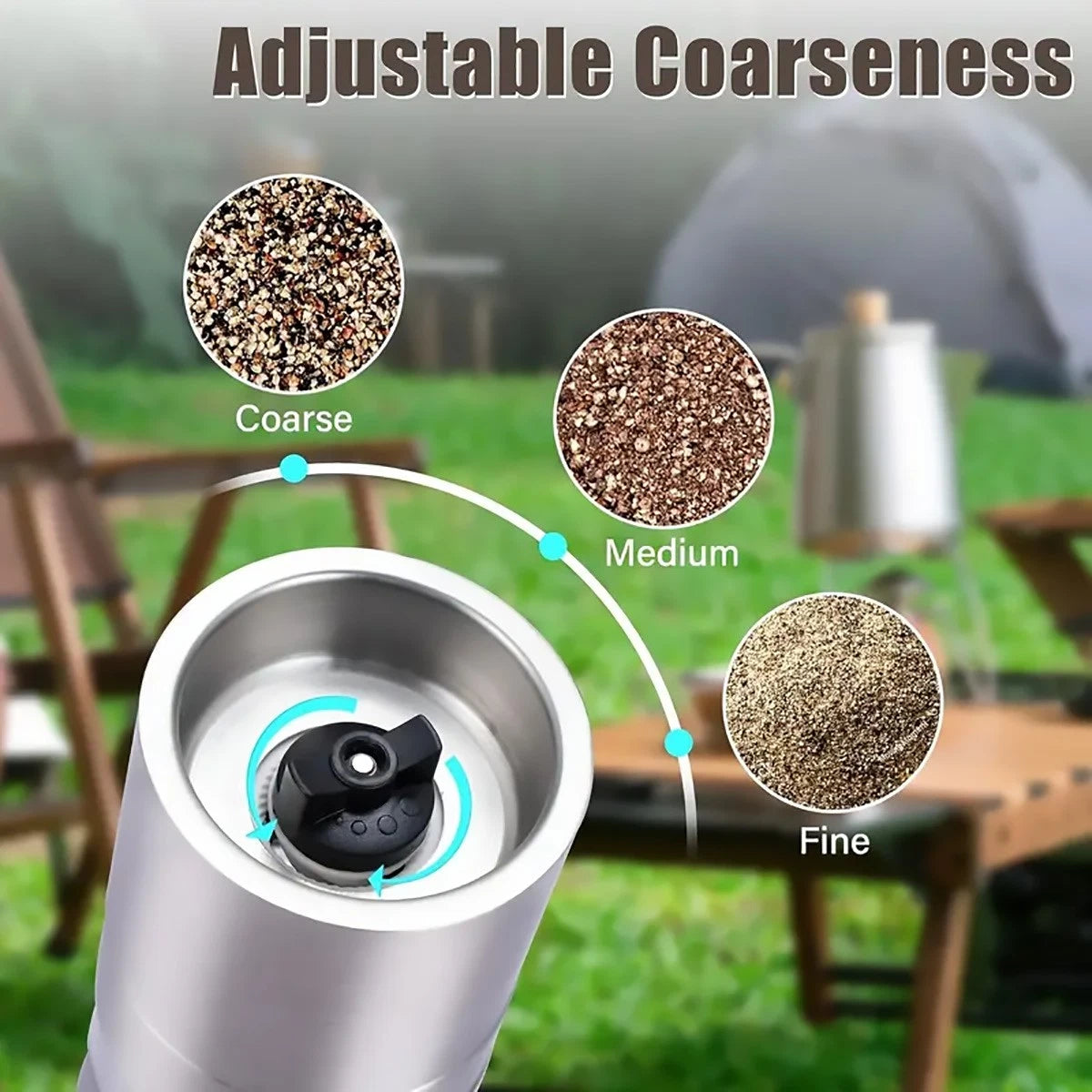 5 in 1 Stainless Steel Salt and Pepper Grinder Manual Spice Mill Kitchen Cooking